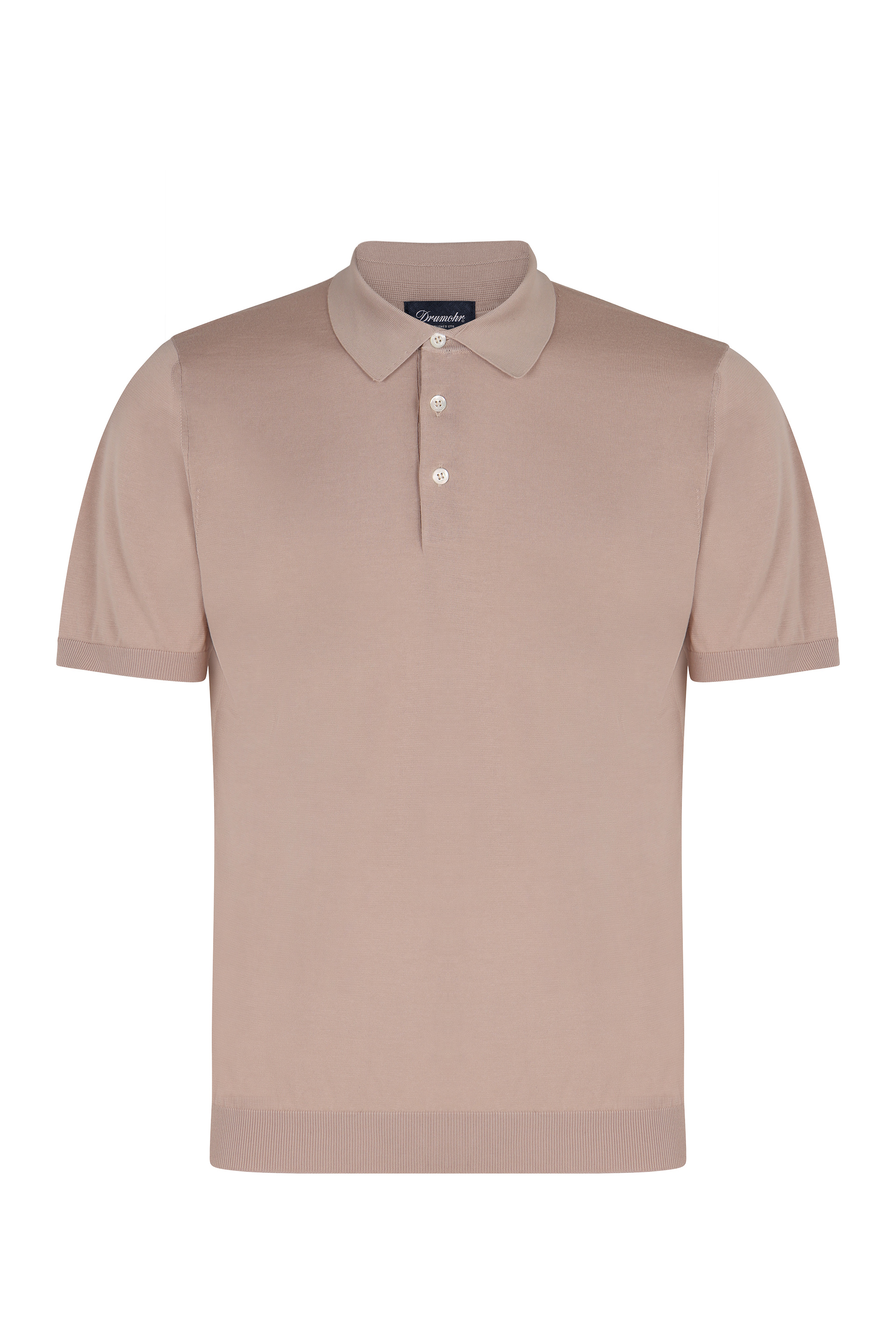 Drumohr Knitted Cotton Polo Shirt - IT 54